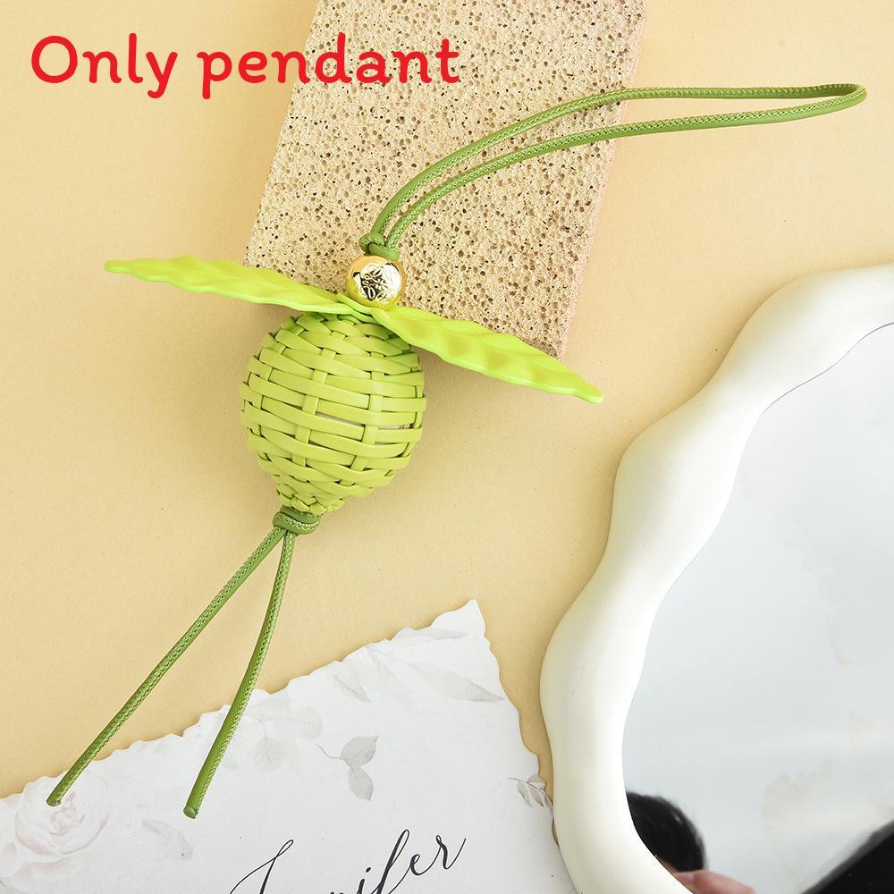 Fruit Keychain Bag Charm Handmade Leather Pineapple For Casual Use