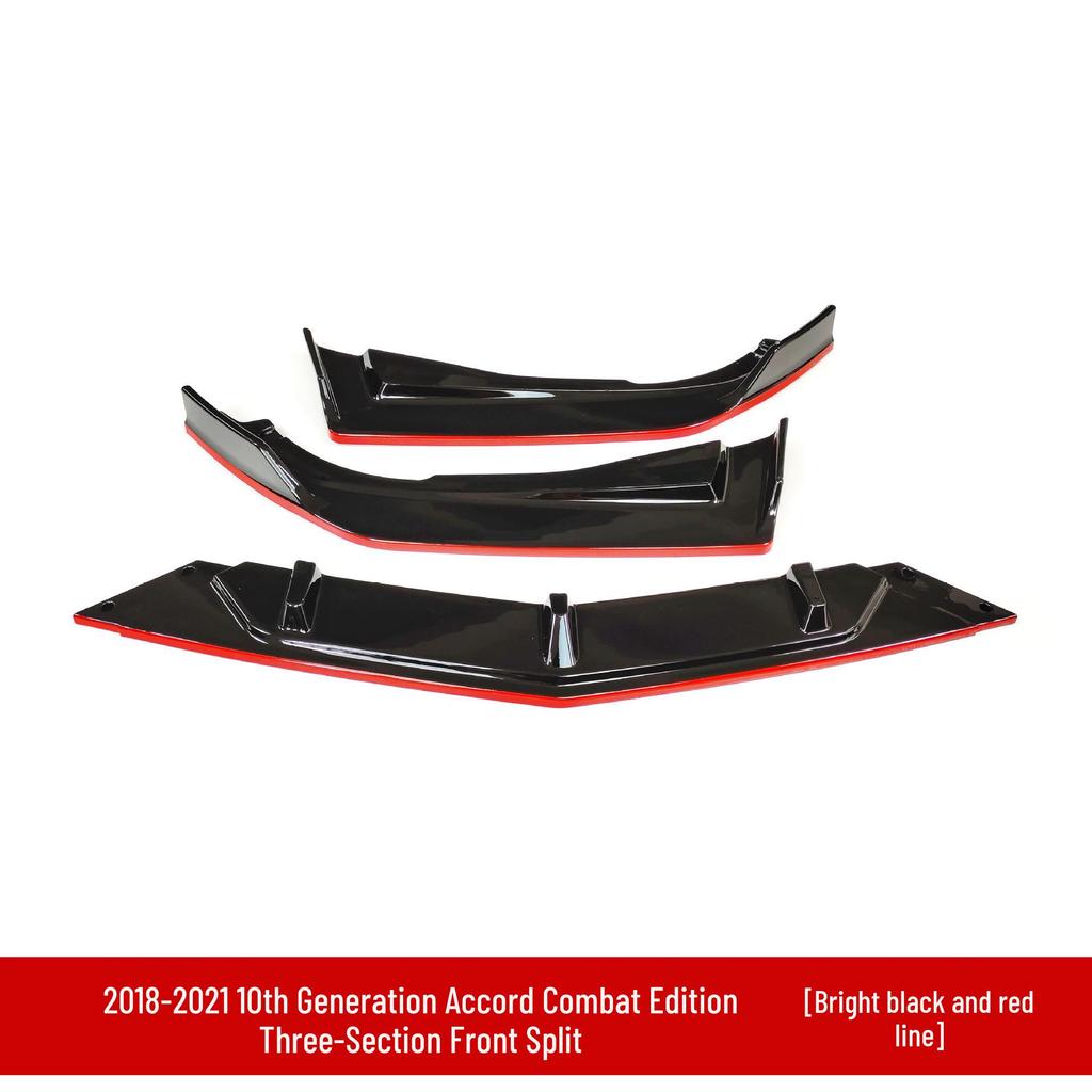 2018 Accord 10. Generation Aggressives Kit: Frontlippe, Splitter, Heckflügel, Dachspoiler, Hecklippe, Seitenschweller.