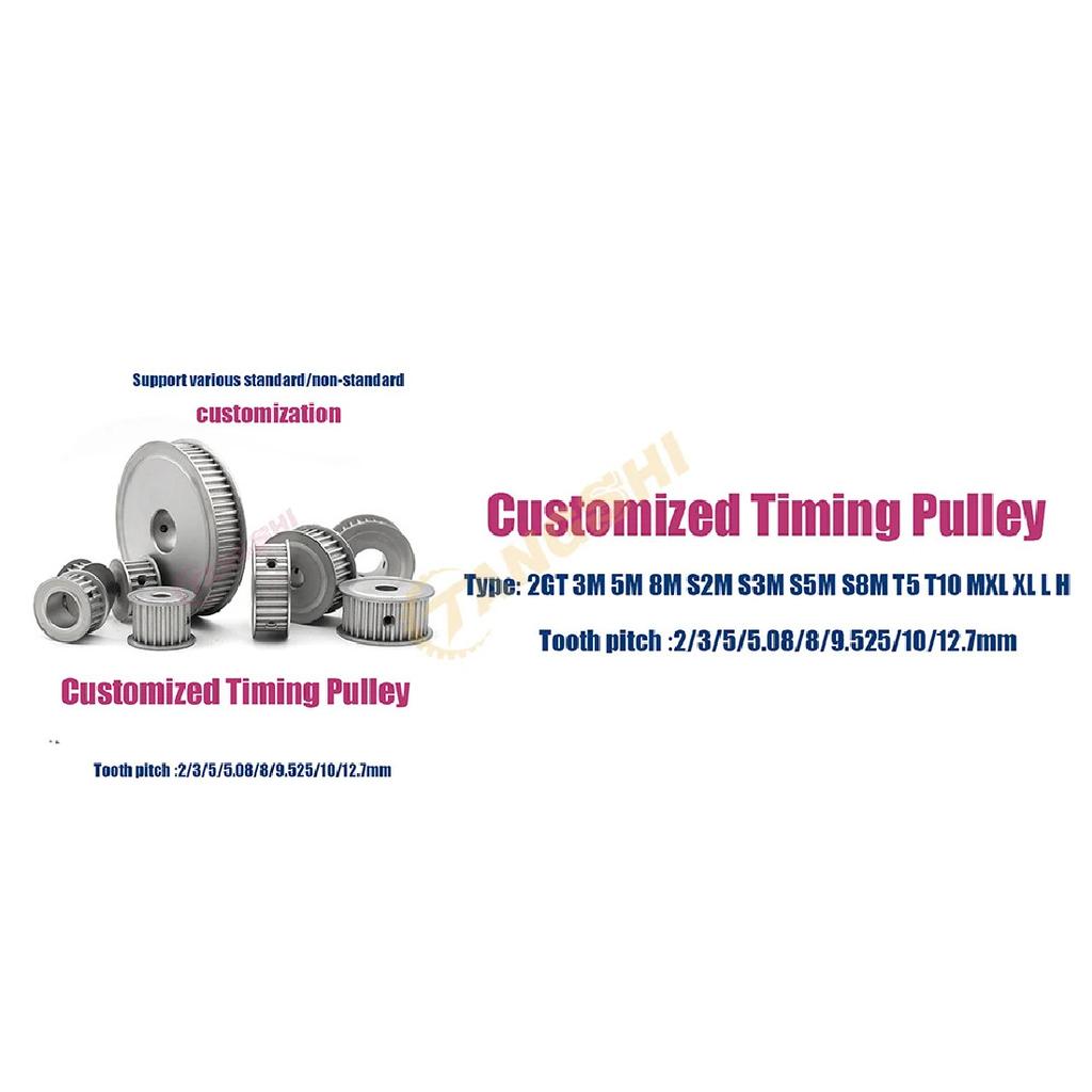 XL 15 teeth 16 teeth 17 teeth Synchronous Timing Pulley Bore 4mm to 12mm for Width 10/13/15mm Belt XL 15T 16T 17T Timing Pulley