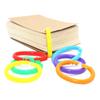 20Pcs Circle Loose Leaf Easy Rings Notebook Book Binder Plastic Hoops Diy Albums