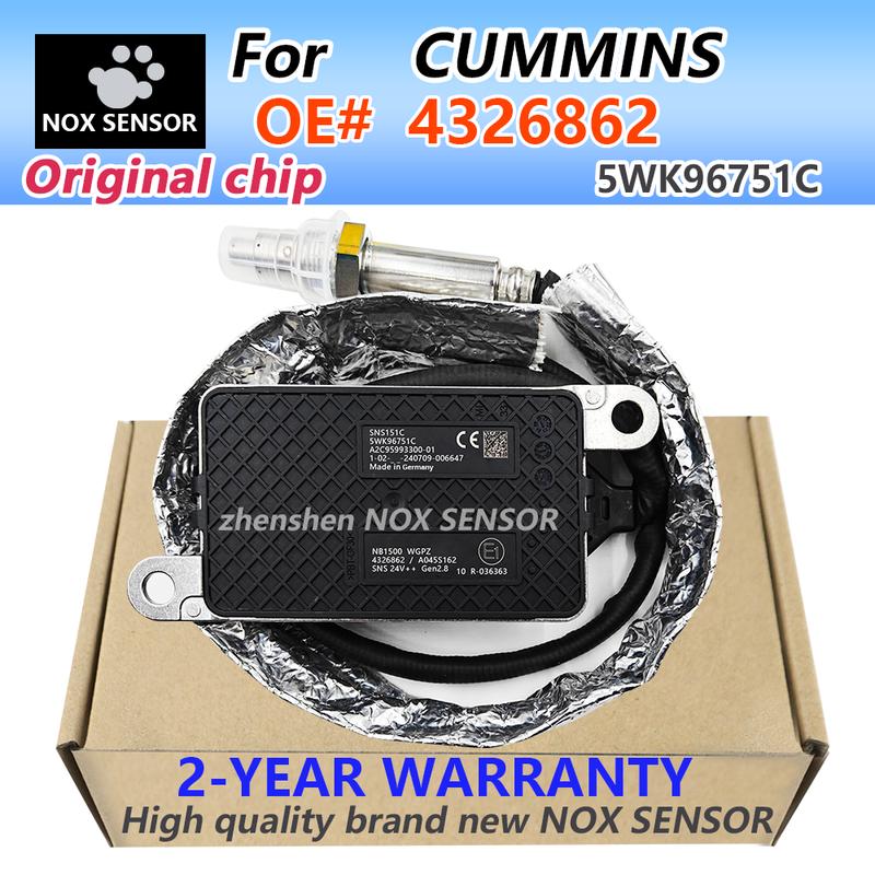 4326862 5WK96751C A2C95992900 Nitrogen Oxygen Sensor NOX Sensors For CUMMINS Engine