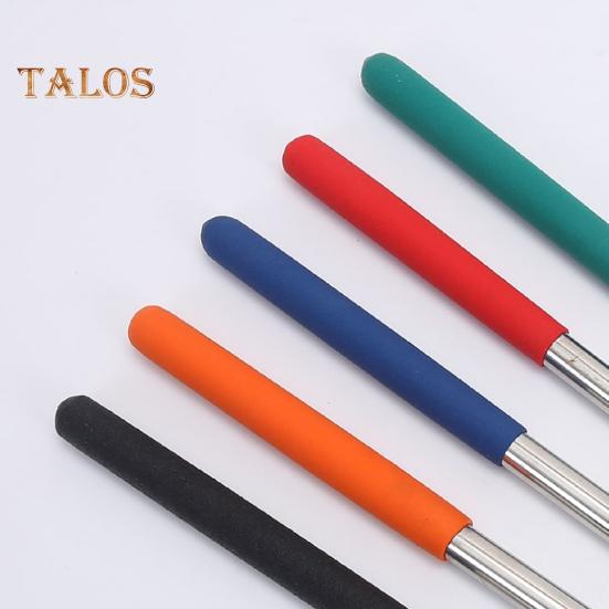 1,2/1,6 m Teleskop-Tourguide-Fahnenmast mit rutschfestem Griff, robuster, ausziehbarer Edelstahl-Fahnenmast für Lehrer, Zeigerbanner, Handfahnenmast