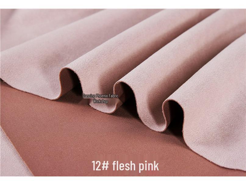 Luxury Snowflake Velvet Suede Air Layer Fabric - Thick, Stretchy, Soft, Delicate Knit