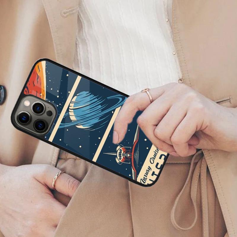 Space Planets Solar System Magnetic Phone Case For APPLE iPhone 17 Air 16 14 13 12 Pro Max 15 Plus Wireless Charge MagSafe Cover