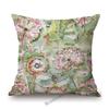 Spring Flower Oil Painting Poppy Sleeping Lily Hydrangeas Peony Home Decoration Art Sofa Throw Pillow Case Linen Cushion Cover