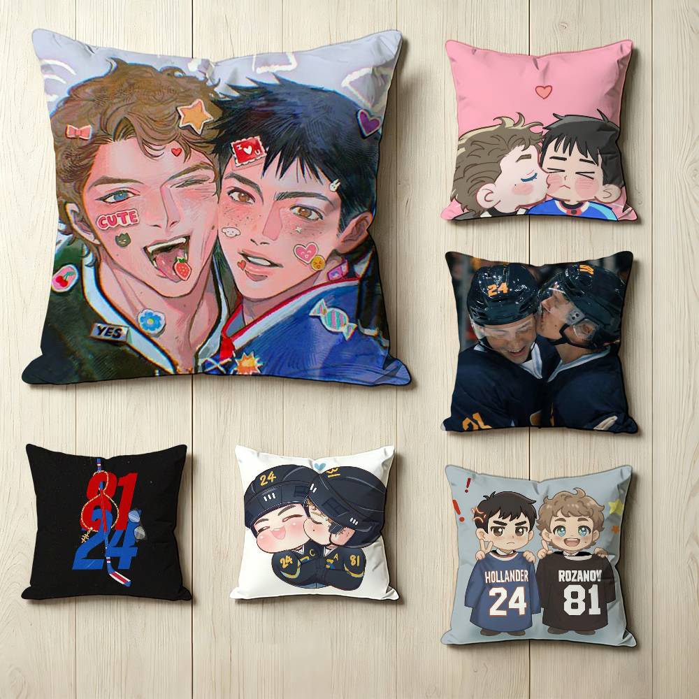 T-TV Shows H-Heated R-Rivalry Square Double-Sided printed Pillow Case Bedroom Bedside Pillow Sofa Cushion Cover