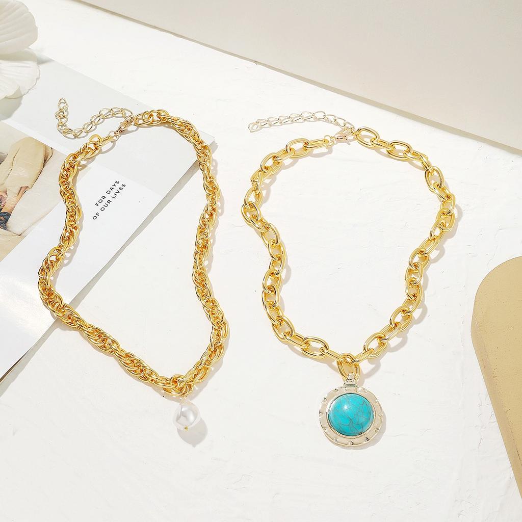 Necklace for Women Tide with Accessories Jewelry Necklace Simple Personality Hip-hop Wind Necklace Women Do Not Lose Color Elegant Necklace