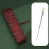 Jiu Wen Bao 925 Silver Jade Bamboo Hairpin