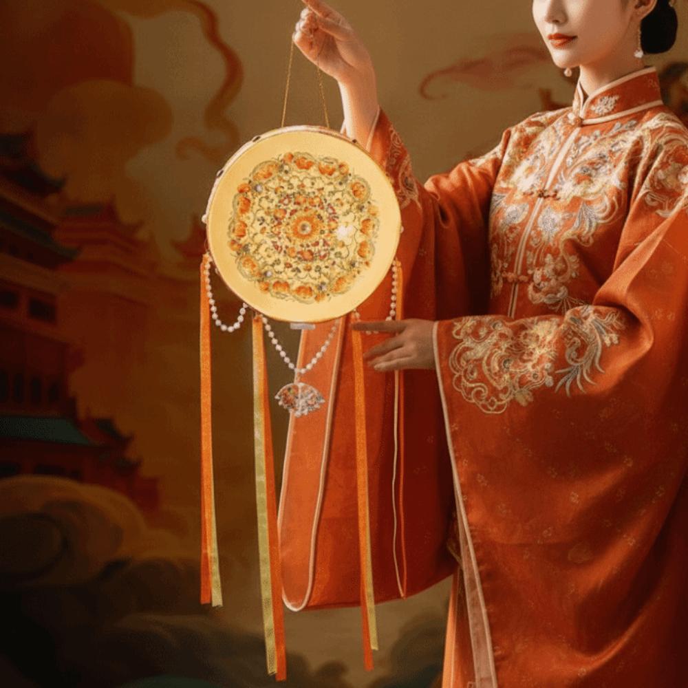 Handmade Chinese DIY Lantern Portable Glow Handheld Lantern  Festival Celebration