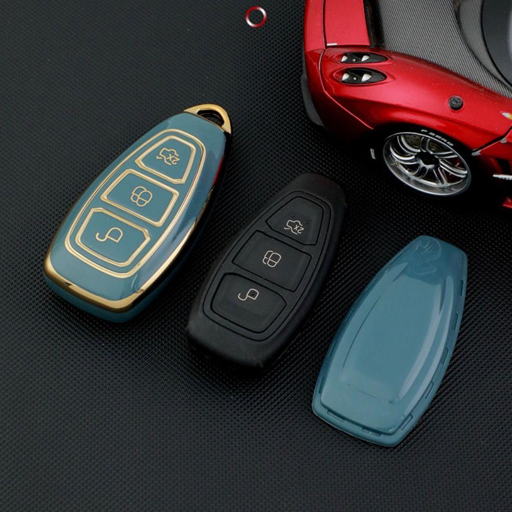Key Protector Remote Key Case Holder Shell Cover for Ford/Fiesta/Focus 3 4/Mondeo/Kuga