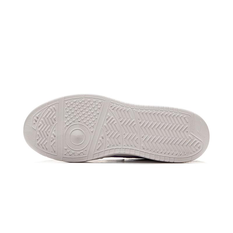 Li Ning Yuan Bao Fashion Comfortable Versatile Lightweight Breathable Low-Top Skate Shoes Women sneaker White Purple AGCU516-1