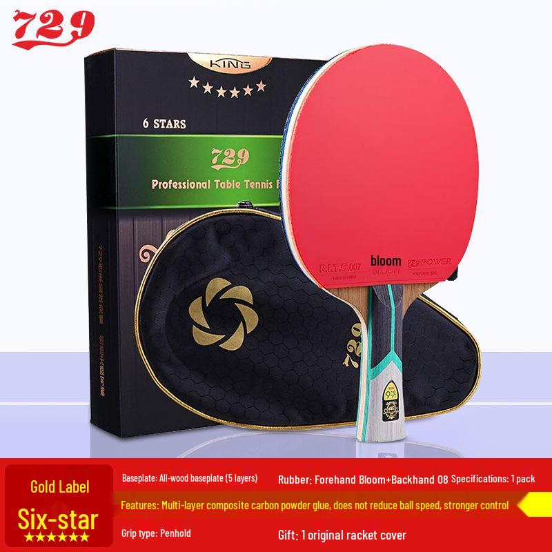 Genuine 729 Table Tennis Racket 123456789 - Beginner To Pro Level
