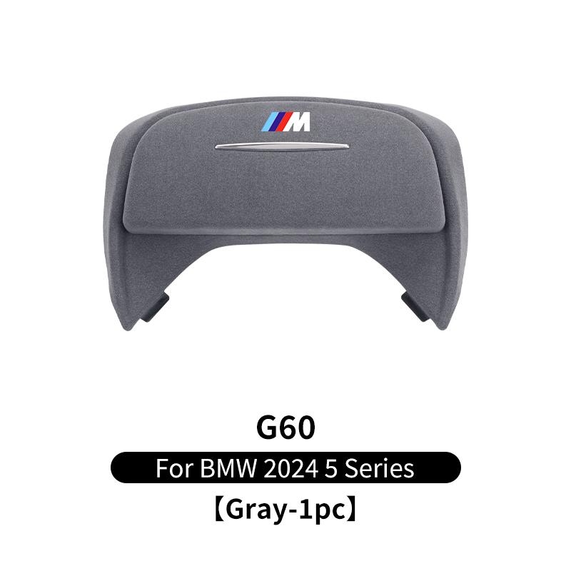2025 Heißes Auto Graues Wildleder Sonnenbrillenetui Auto Dachaufbewahrung Zubehör Brillenetui Für BMW 5er Serie G60 X3 iX3 G01 X4 G02 X5 G05
