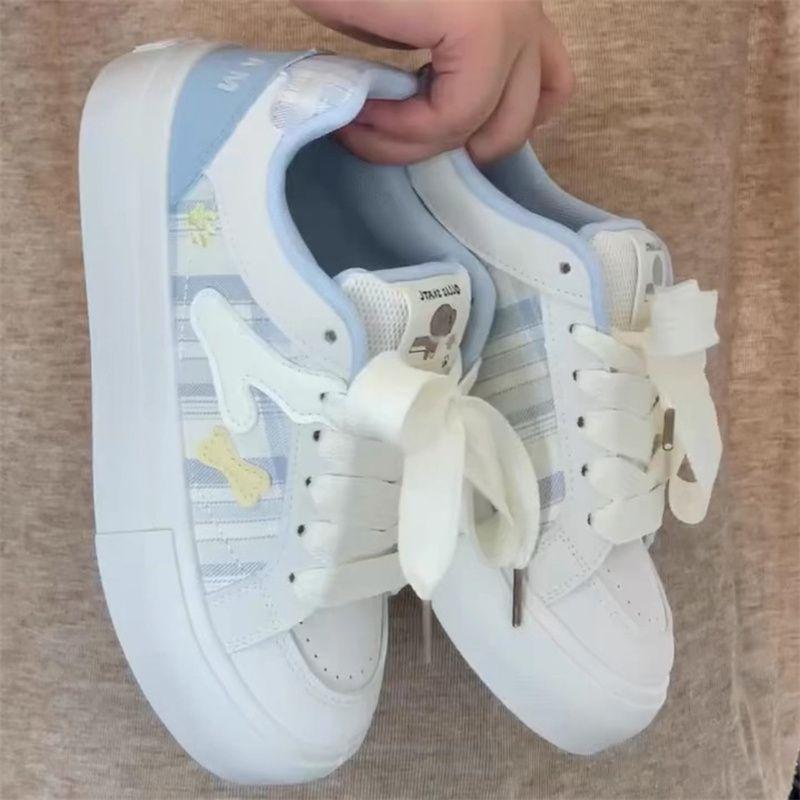 New Versatile Sneakers, Breathable Thick-soled Casual Bread Shoes