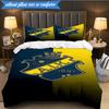 Aik Crest  3pcs Bedding,Including 1pc Duvet Cover And 2pcs Pillowcases Perfect for Christmas,Ideal for Bedroom, Dormitory
