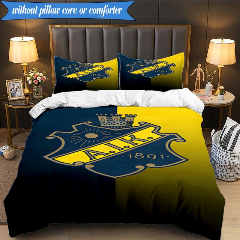 Aik Crest  3pcs Bedding,Including 1pc Duvet Cover And 2pcs Pillowcases Perfect for Christmas,Ideal for Bedroom, Dormitory