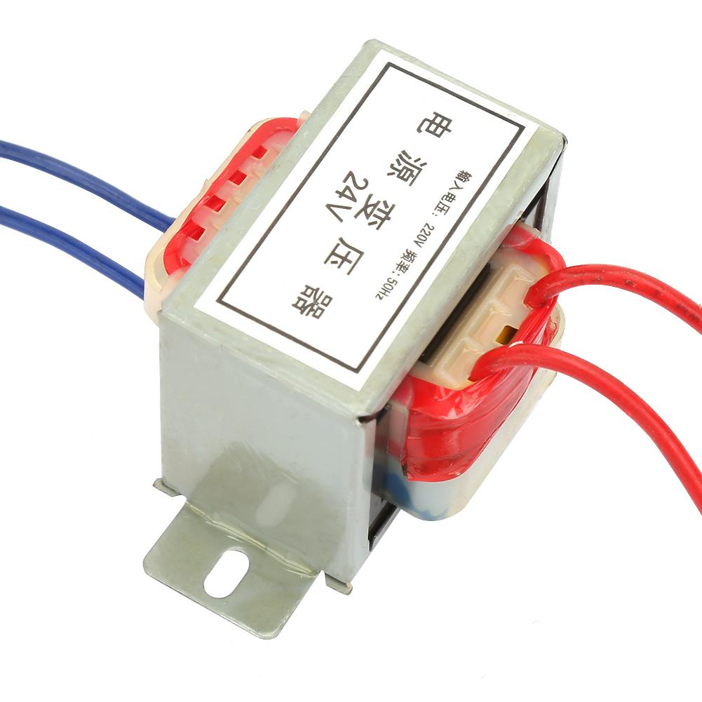 220V-24V 12W 50Hz Low Frequency Isolation Single Power Transformer EI Type 