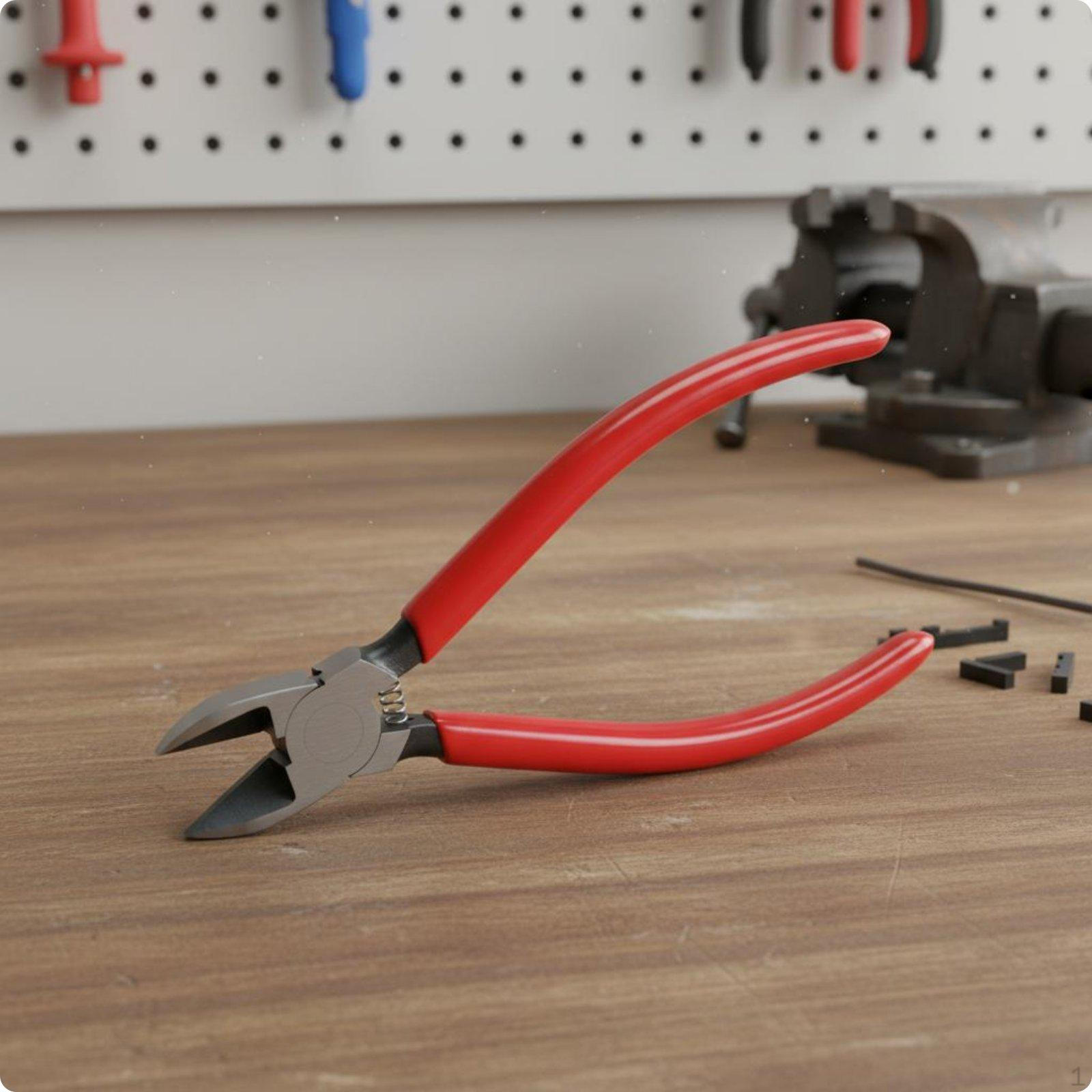 Gate Cutter Pliers Angled Jaw Wire Cutting Industrial Grade Flush for