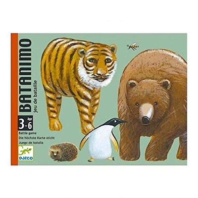 DJECO Batanimo Kartenspiel Kompetitives Tischspiel mit von Kartenspiel für Alter und Perfekt für Jungen und und Perfekt als Geschenk für Sommer oder jeden besonderen