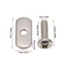 304 Stainless Steel Kayak Track Nut for Inflatable Boat Modifications