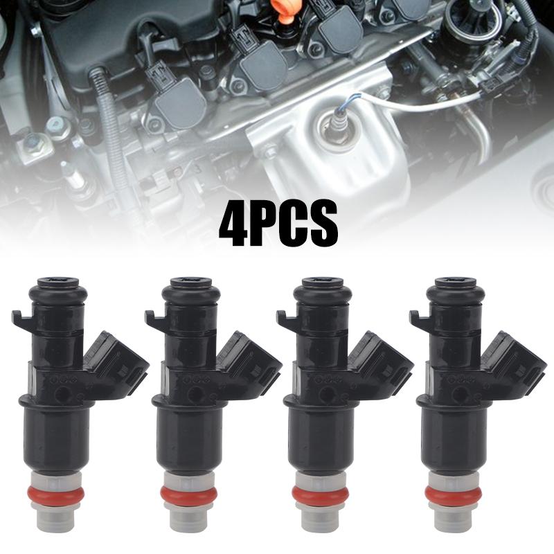 Fuel Injector 16450-RZP-003 For HONDA CIVIC CRV 2007 2008 2009 2010 2011 2012 2013 2014 2015 Black Accessories Replace 2 P