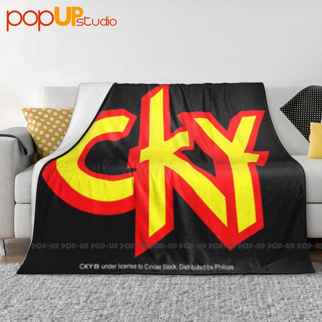 Cky Logo Ultra-Soft Blanket Quilt Winter Sofa Cover Bed Covers
