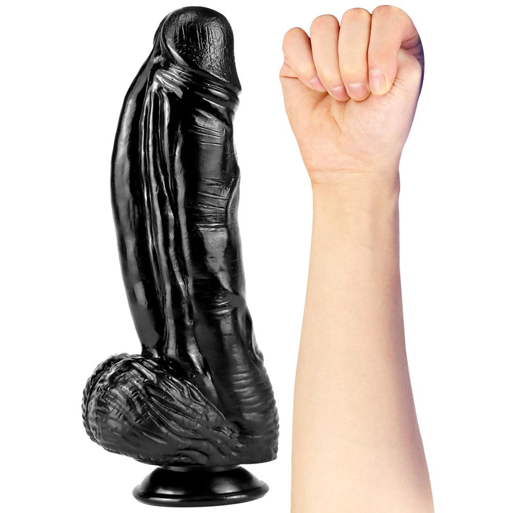 Dildo mare realist Dildo anal uriaș Masturbare pentru adulți Jucării sexuale Ventuză Pene mare 26CM 24CM 21CM