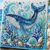 Coastal Style Ocean Theme Pearl Art DIY Kit Sparkling Ocean  Art Set  Wall Decoration