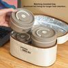 2PCS/3PCS/4PCS With Insulated Bag Thermal Bento Box Stackable Food Container  For Picnic