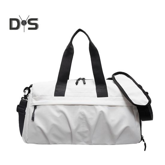 Small Duffel Bag for Sports Gym Bag with Shoe And Wet Clothes Compartment Waterproof Carry-on Travel Bag for Women And Men Weekend Getaway