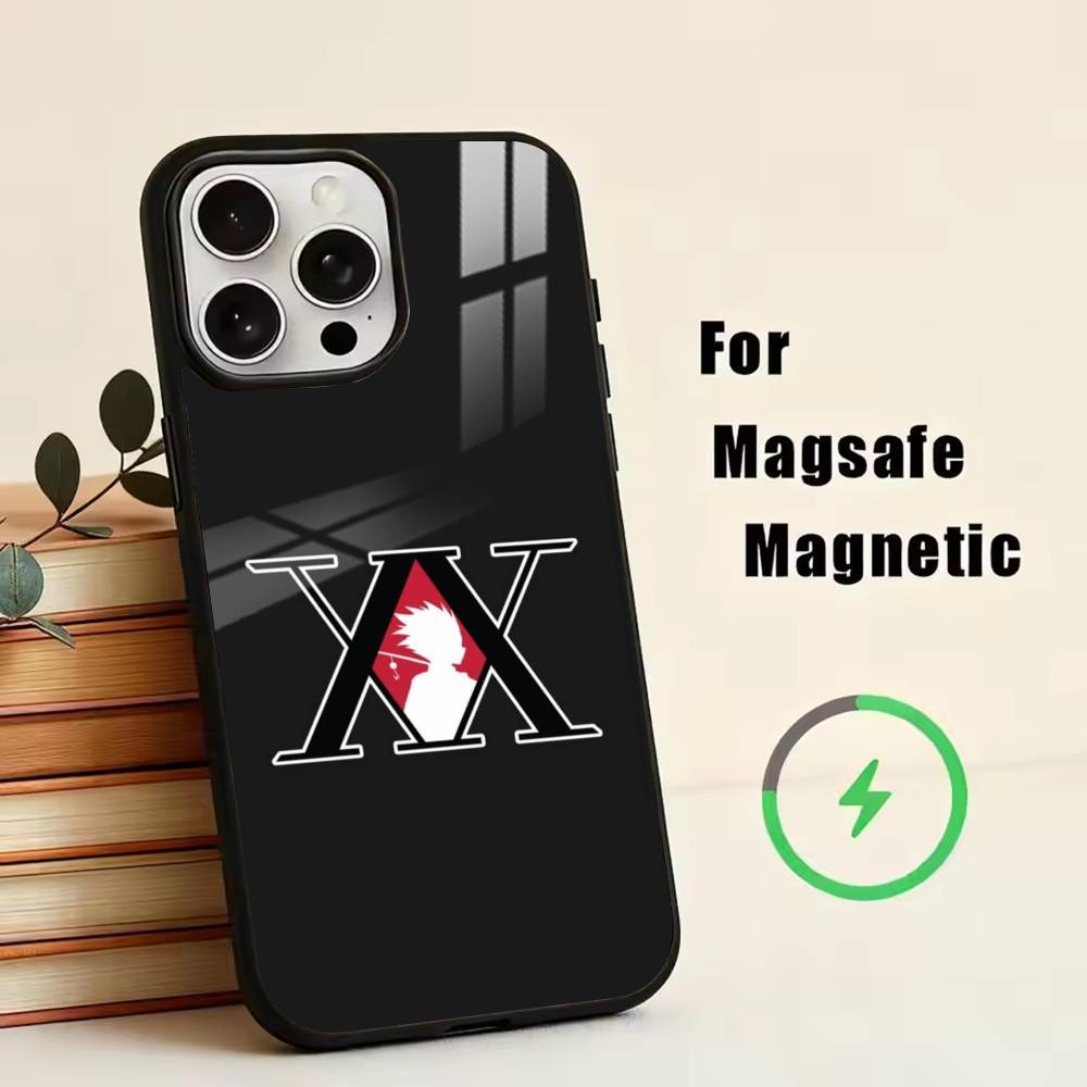 כיסוי טלפון רישיון האנטר X ל-iPhone17,16,15,14,13,12,11 פלוס, פרו מגנטי למגסייף טעינה אלחוטית