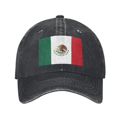 Mexico Flag Mexican Patriotic Men Women Baseball Caps Distressed Washed Caps Hat Vintage Outdoor Workouts Adjustable Fit Sun Cap