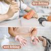 40pcs Felting Wool Roving - Core Wool Roving Bulk Spinning DIY Craft Mix Color Needlework Craft 3g/Color