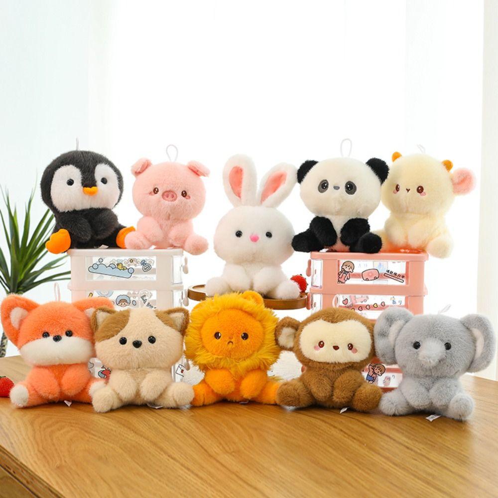 White Rabbit Little Bear Plush Toy Little lion Animal monkey Doll Kids Holiday Gifts