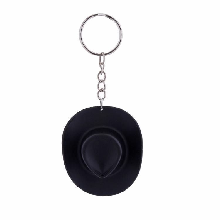 

Versatile Cowgirl Hat Keychain European Creative Key Chain Decoration Keyrings Car Bag Key Fashion Jewelry Ornaments 1 чёрный
