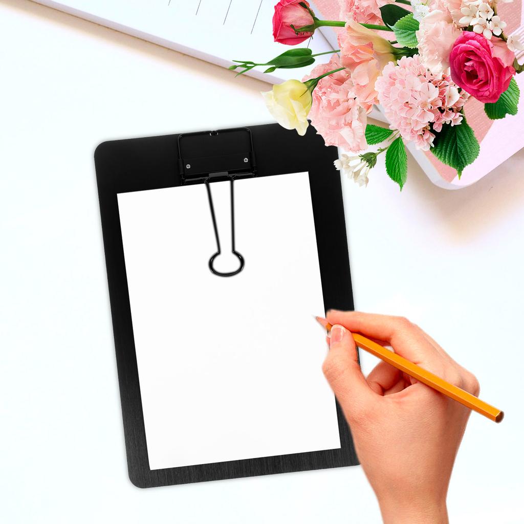 Taschenordner A5 Notizschienen-Notizbücher zum Mitnehmen von Dateiclips Faserplatten-Zwischenablage Papierarbeiten