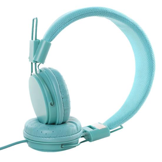 3.5mm Wired Universal Stretchable Folding Over-Ear Headphone Stereo Headset
