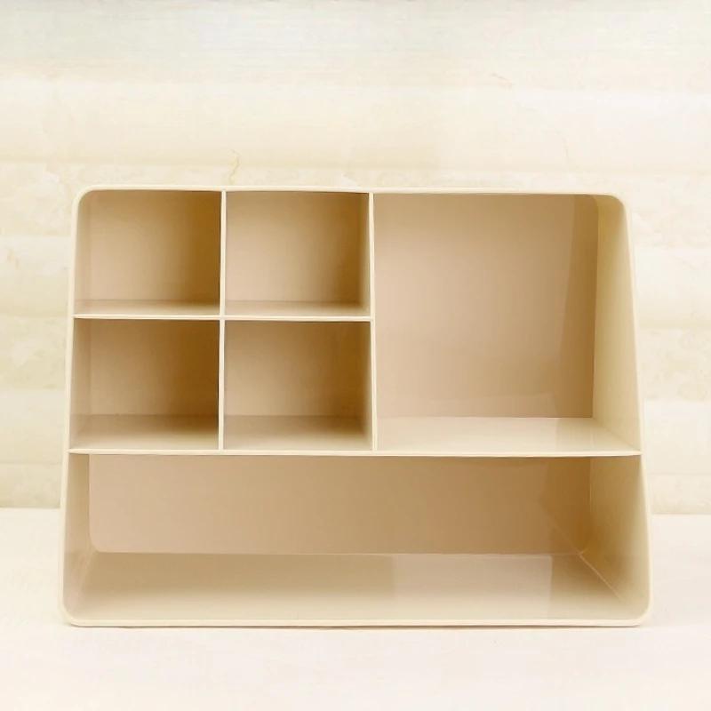 Large Capacity Multi Compartment Makeup Storage Box Desktop Organizer For Cosmetics Skincare And Small Items