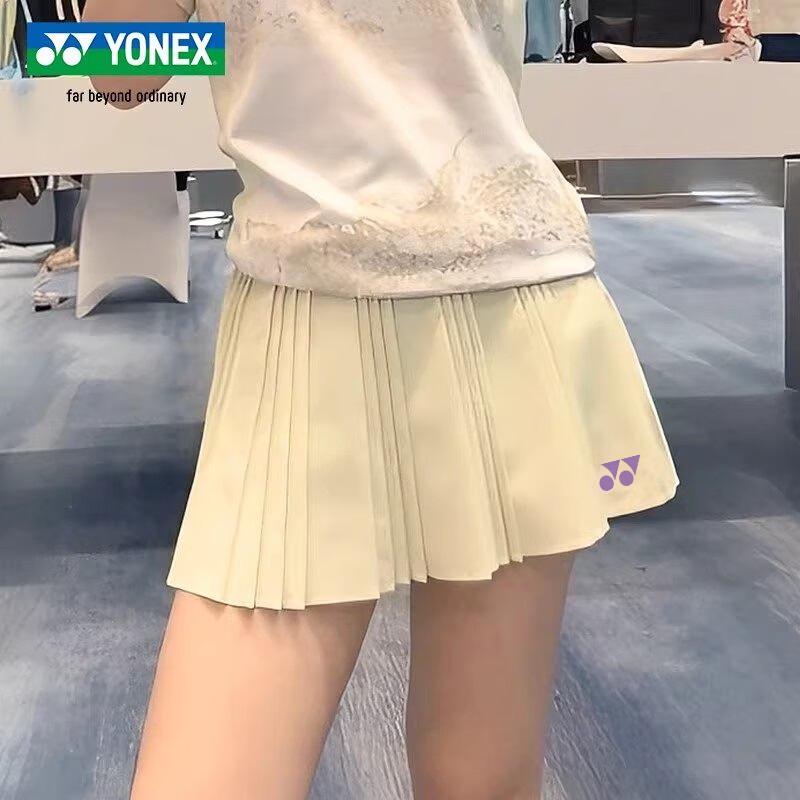 Женская плиссированная юбка для бадминтона YONEX с функцией быстрого высыхания L