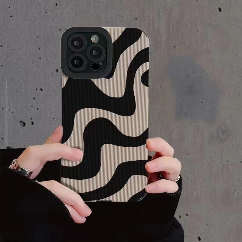 Zebra Stripe Soft Phone Case for iPhone 6/XR/XS/11/12/13/14 Pro Max