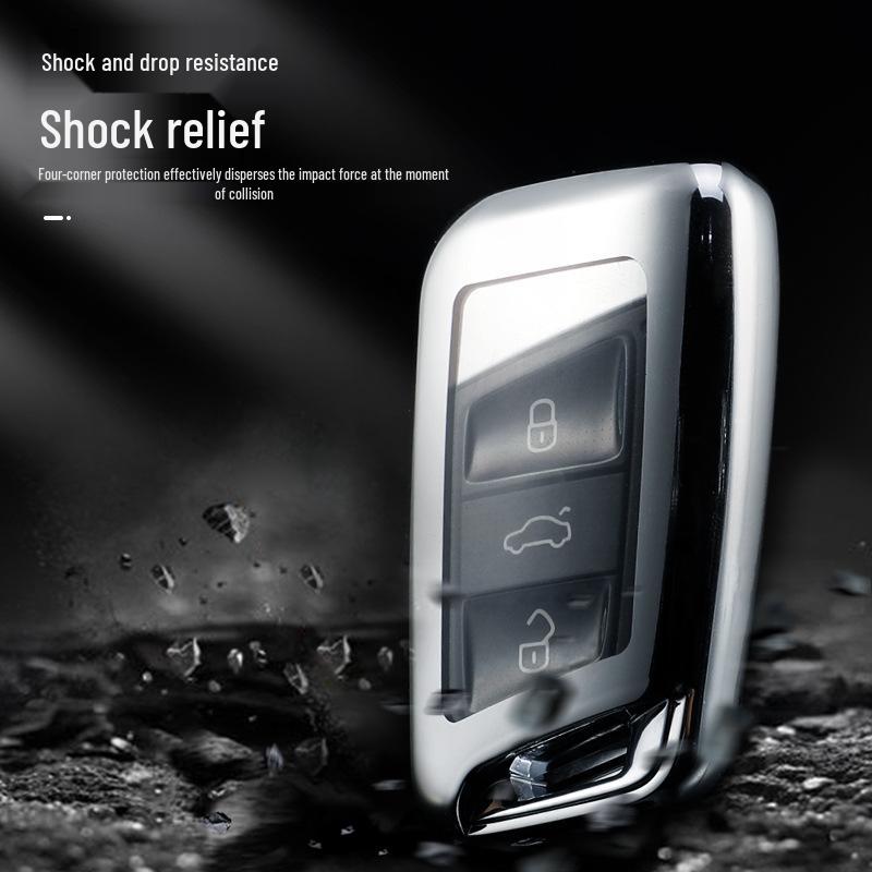 Etui na kluczyk Volkswagen Passat 2023 - Magotan B8 Nowy CC Powłoka ochronna z breloczkiem dla kobiet