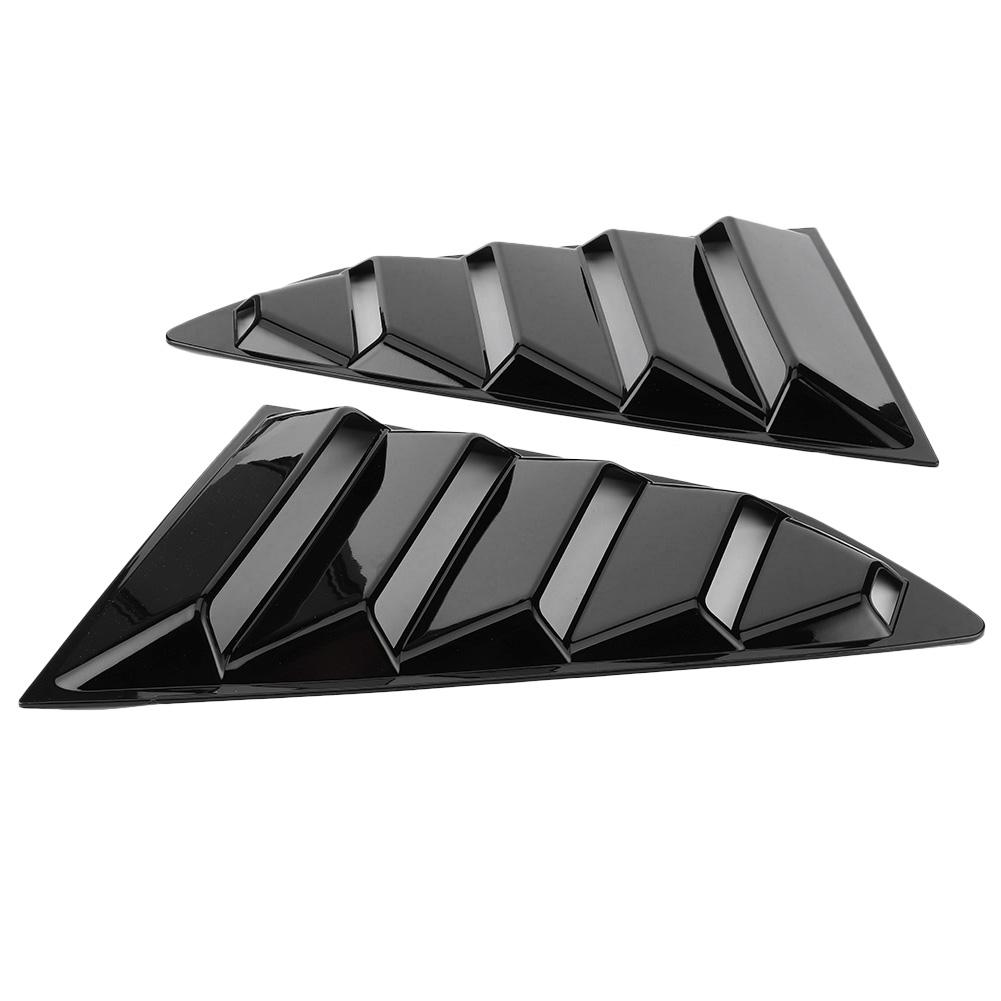 Glossy Black Car Window Louvers Side Air Vent Cover Fit for Chevy Camaro 2016‑2020