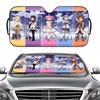 Amine Cute Puella Magi Madoka Magica Car Windshield Sun Shade Foldable Car Front Covers Car Sunshade For Car Accessories Blocks
