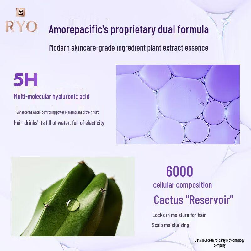 Ryo Hyaluronic Acid Volumizing Shampoo & Nourishing Conditioner Set