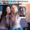 Suport Flexibil Tip Gât de Lebădă pentru Cameră Web, Clemă de Prindere Cameră, Flexibil pentru Cameră Logitech Brio 4K, Suport Telefon Mobil