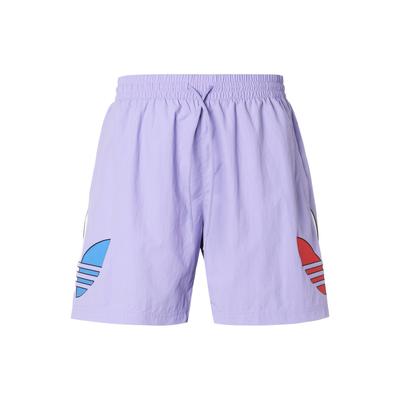 adidas Originals Trefoil Tricolor Logo Swim Shorts Men Swim Shorts Light-Purple GN3569