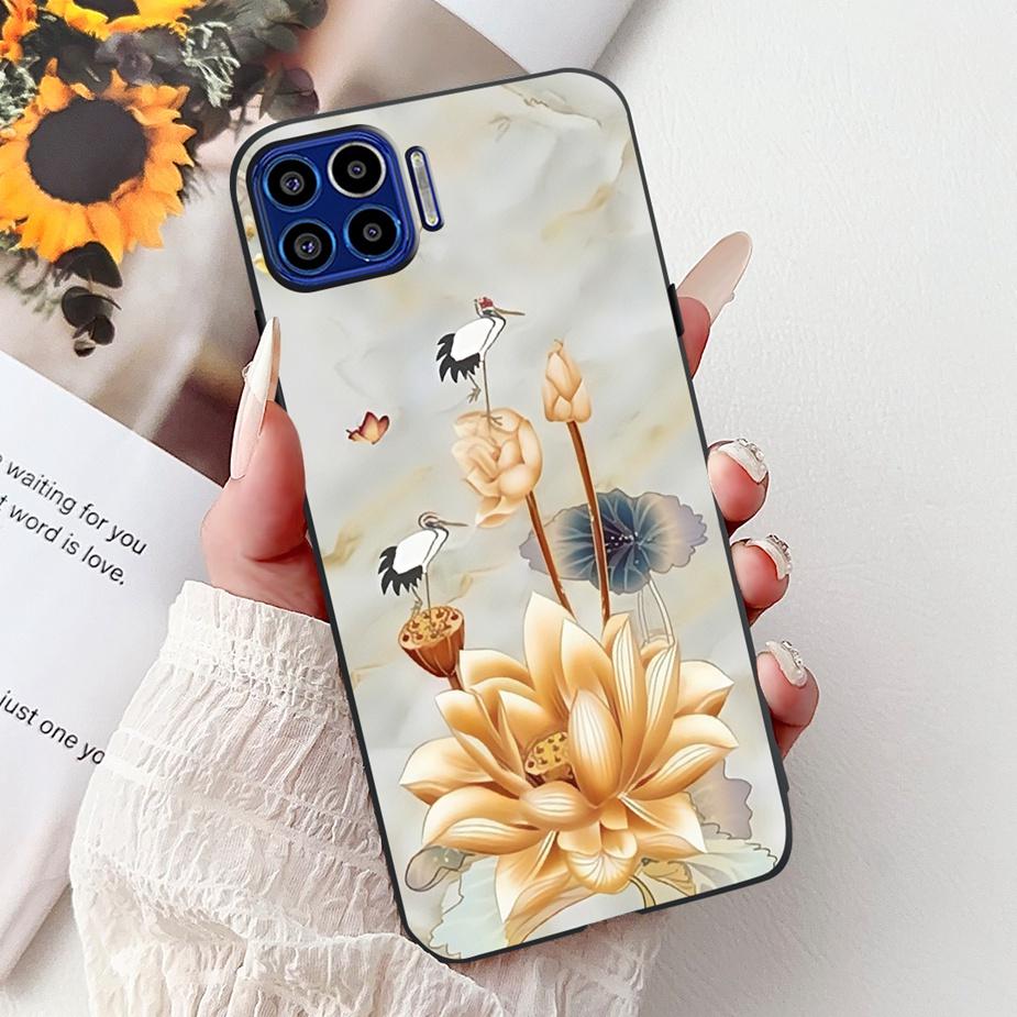 For Motorola Moto One 5G Case Luxury Fashion Painted Cover 6.7'' Soft TPU Phone Case For Motorola One MotoOne 5G Back Cover Bags