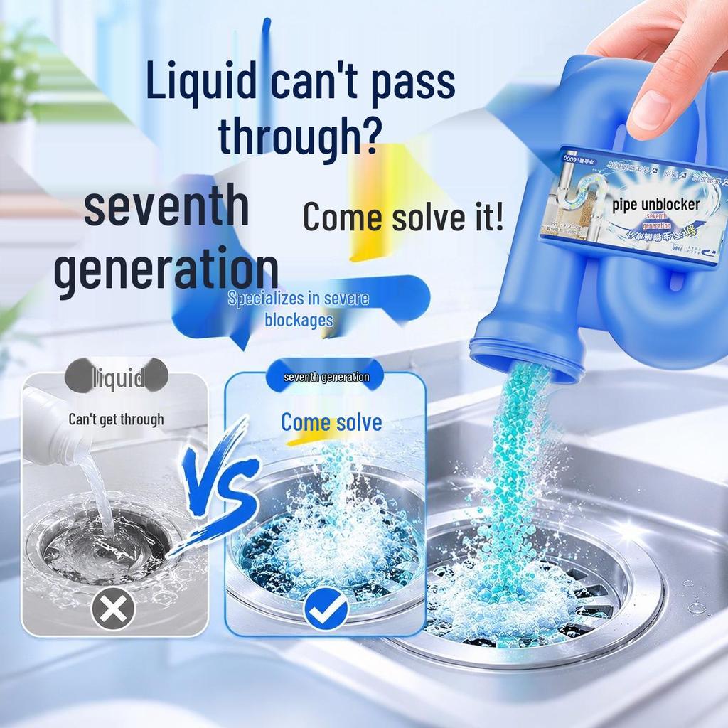Ping An Datong Pipe Cleaner & Deodorizer for Kitchen, Toilet & Floor Drains