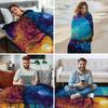 Tree of Life Digital-printed Polyester Bedroom Velvet Flannel Soft Sofa Cover Blanket Fleece Soft Sofa Cover Blankets for Beds