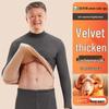 Men's Fleece Lined Mid-High Collar Thermal Underwear Set